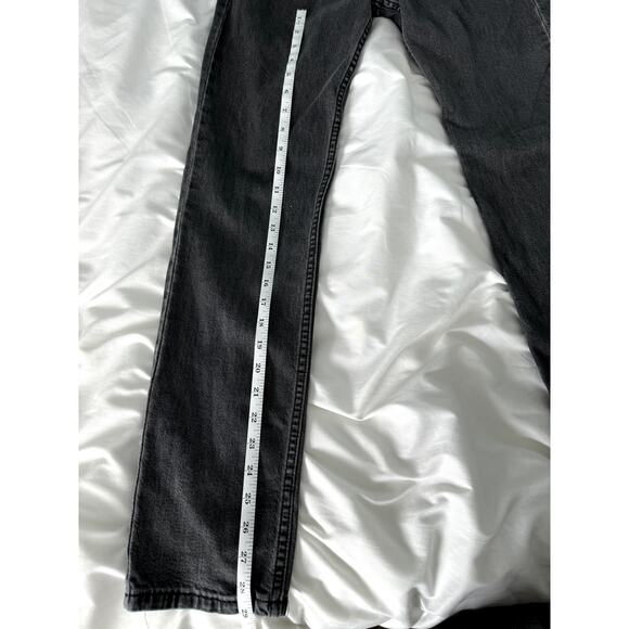 Levi's 511 Jeans Men's 28 x 32 Black Straight Leg - Picture 12 of 12